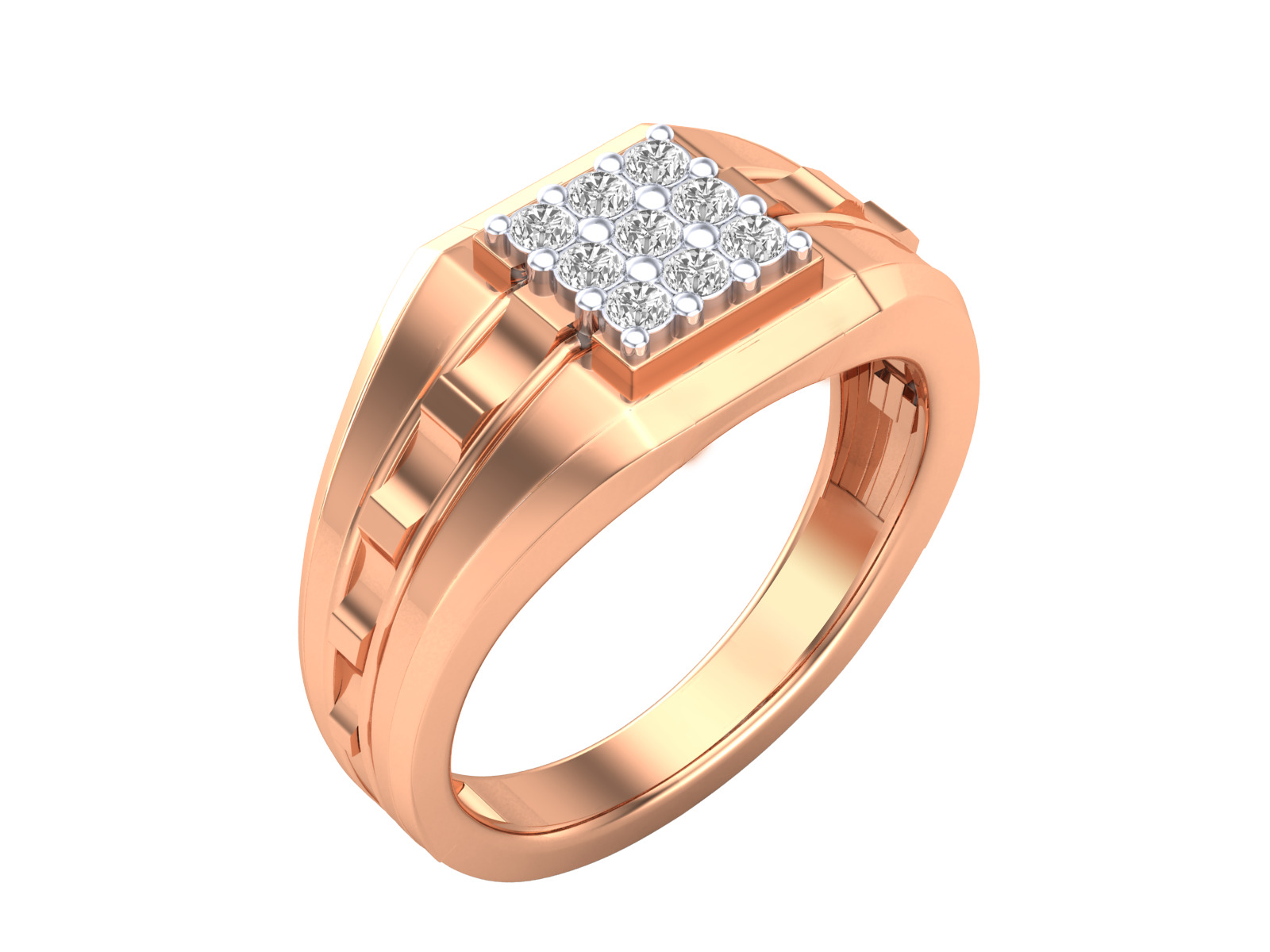 Mens Ring Render 3dm STL OBJ FBX MTLDetails 3D print model_2