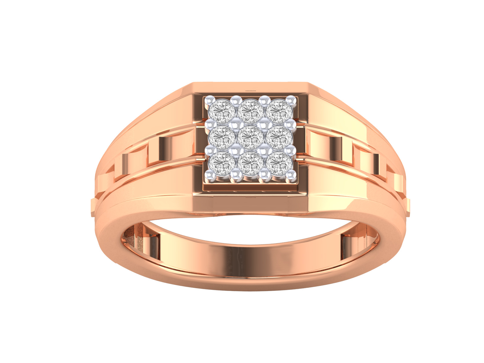 Mens Ring Render 3dm STL OBJ FBX MTLDetails 3D print model_15