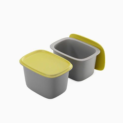 Storage Containers 05 Low-poly 3D model