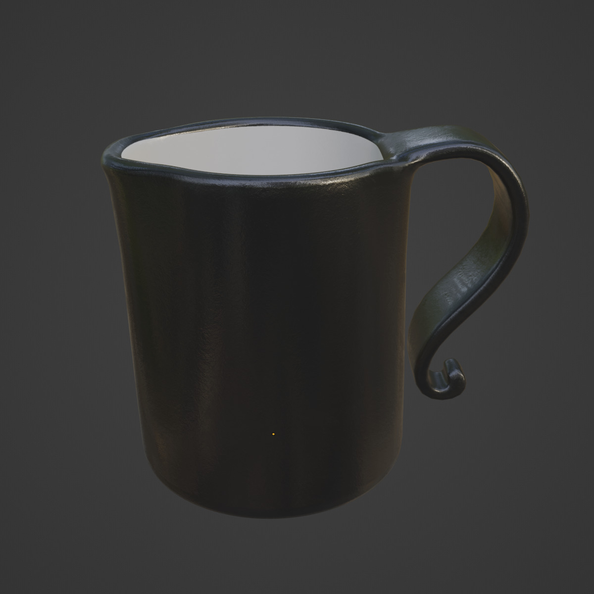 Stylized Coffee Cup 06 3D model_6