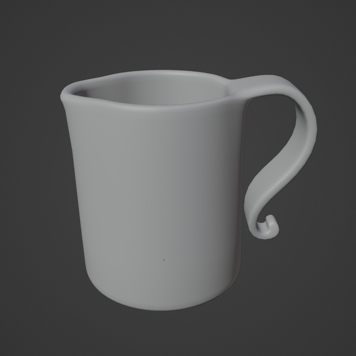 Stylized Coffee Cup 06 3D model_9