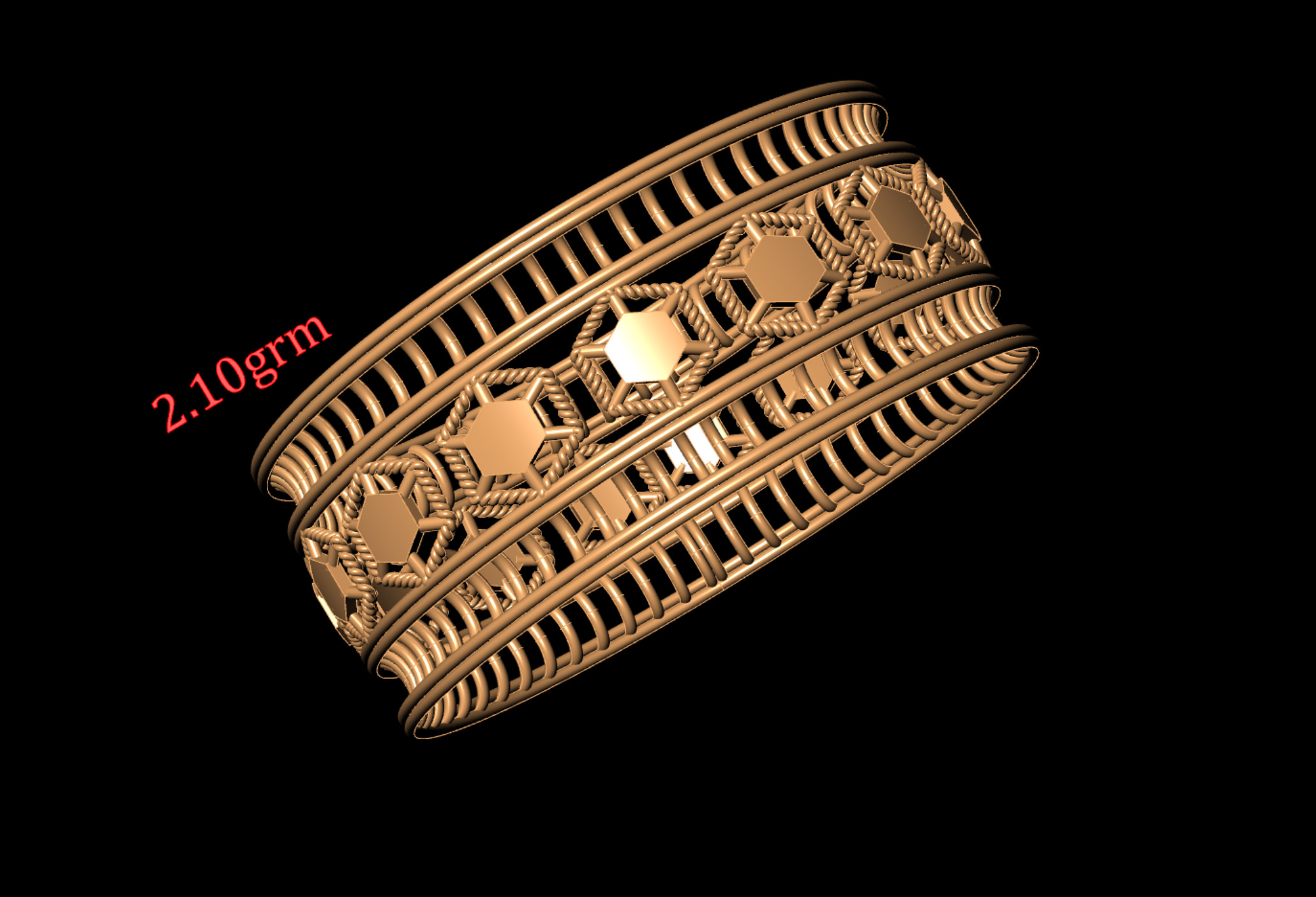  Turkish Rings-30 Check Description 3D print model_24