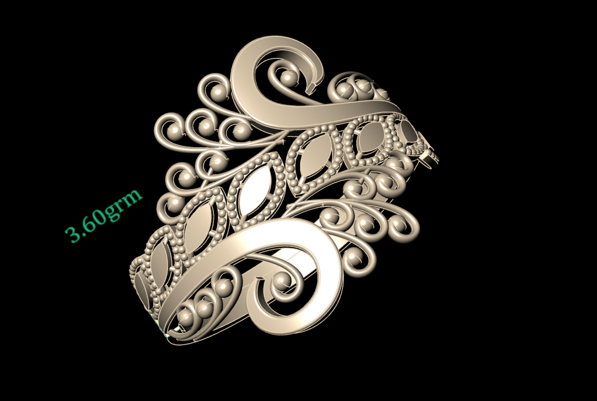  Turkish Rings-30 Check Description 3D print model_4