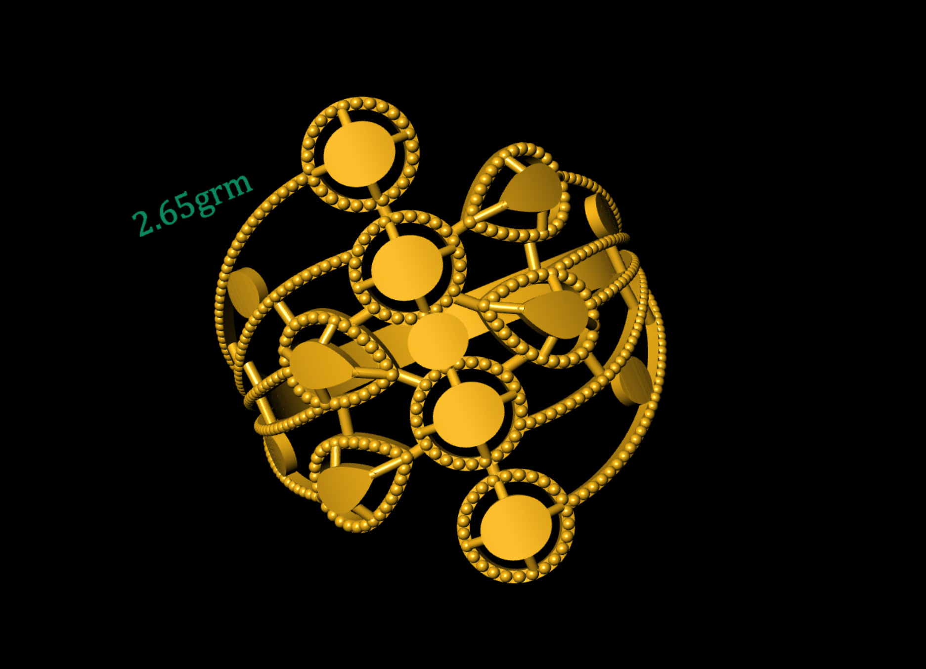  Turkish Rings-30 Check Description 3D print model_16