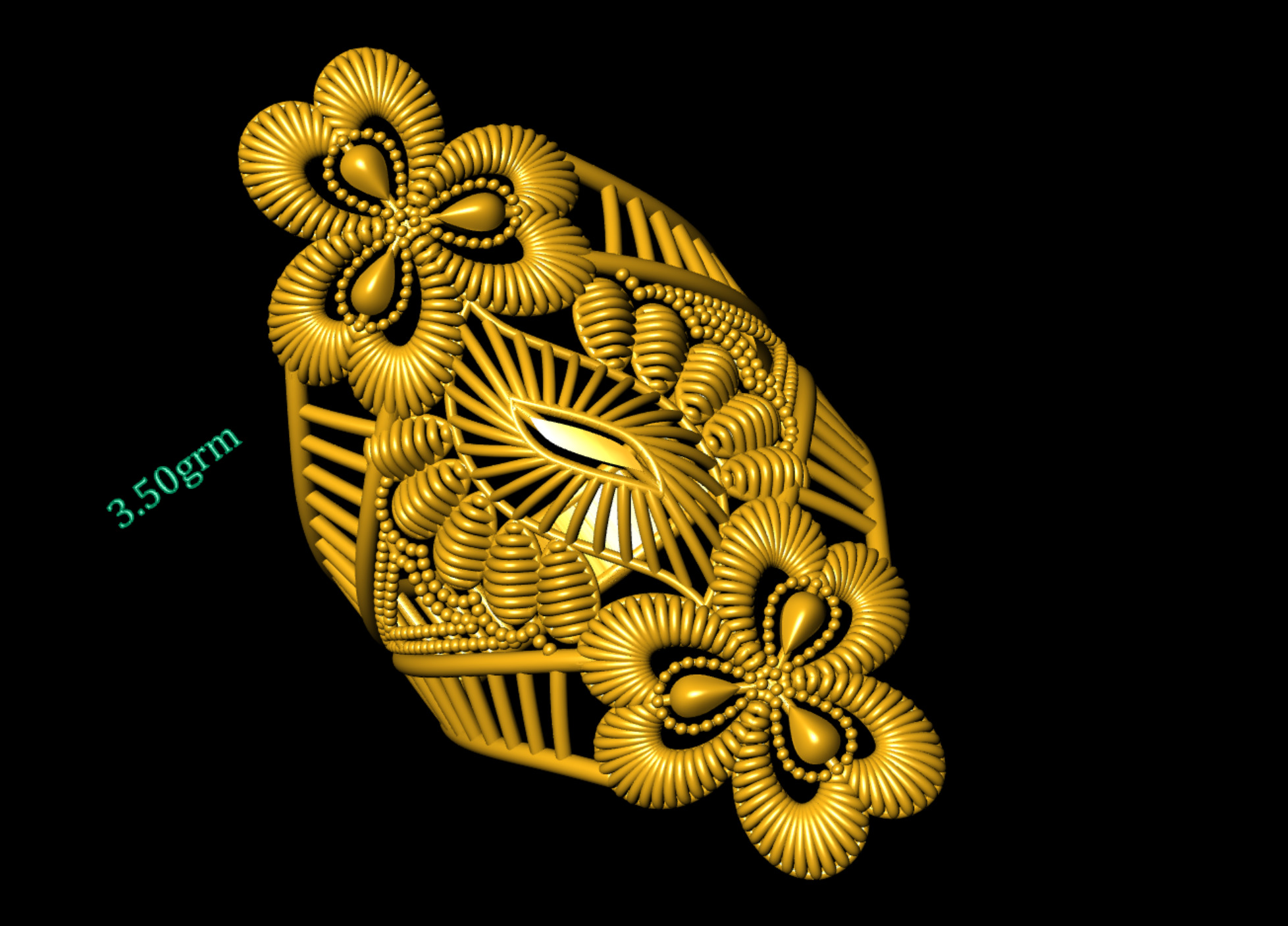  Turkish Rings-30 Check Description 3D print model_8