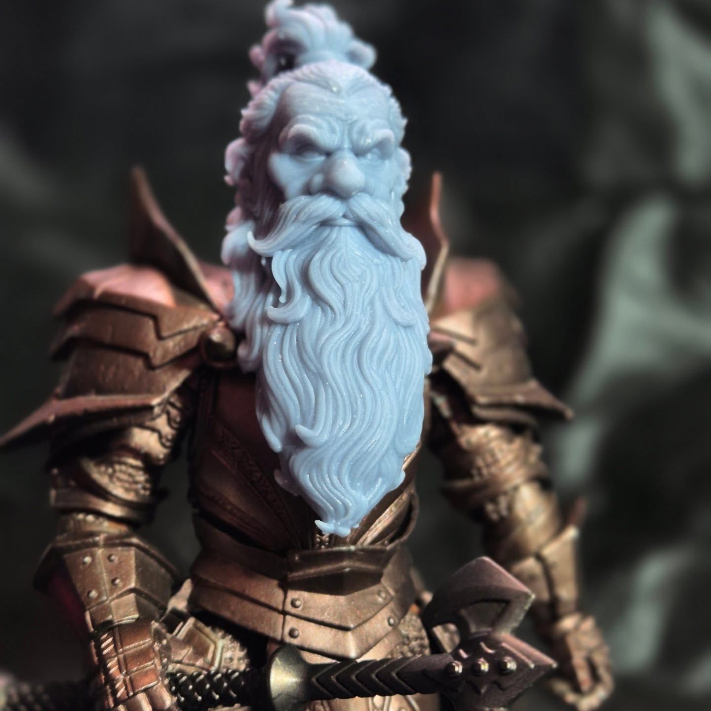Dwarf Head Set Mythic Legions Custom 3D print model_11
