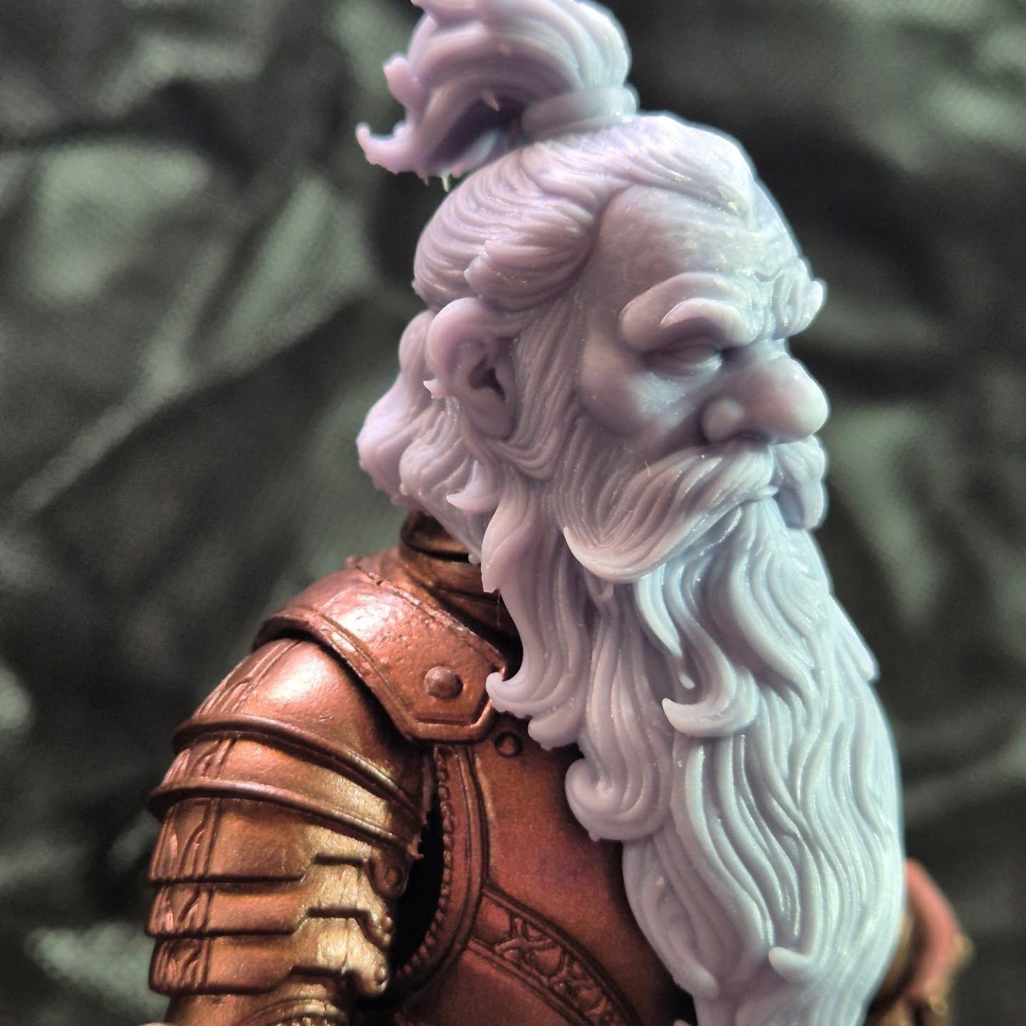 Dwarf Head Set Mythic Legions Custom 3D print model_10