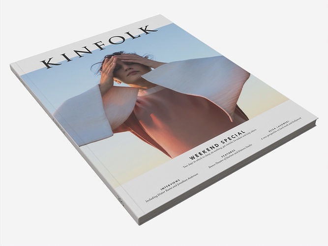 Kinfolk Magazine Issue 23 Low-poly 3D model
