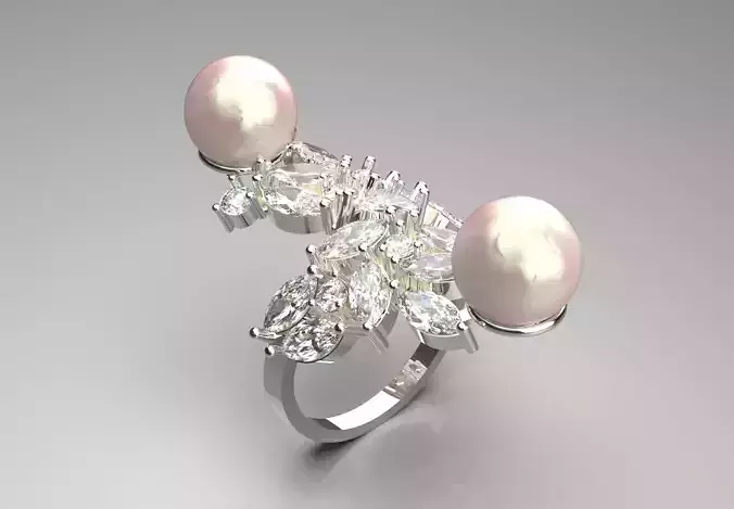 bride pearl ring pr0071