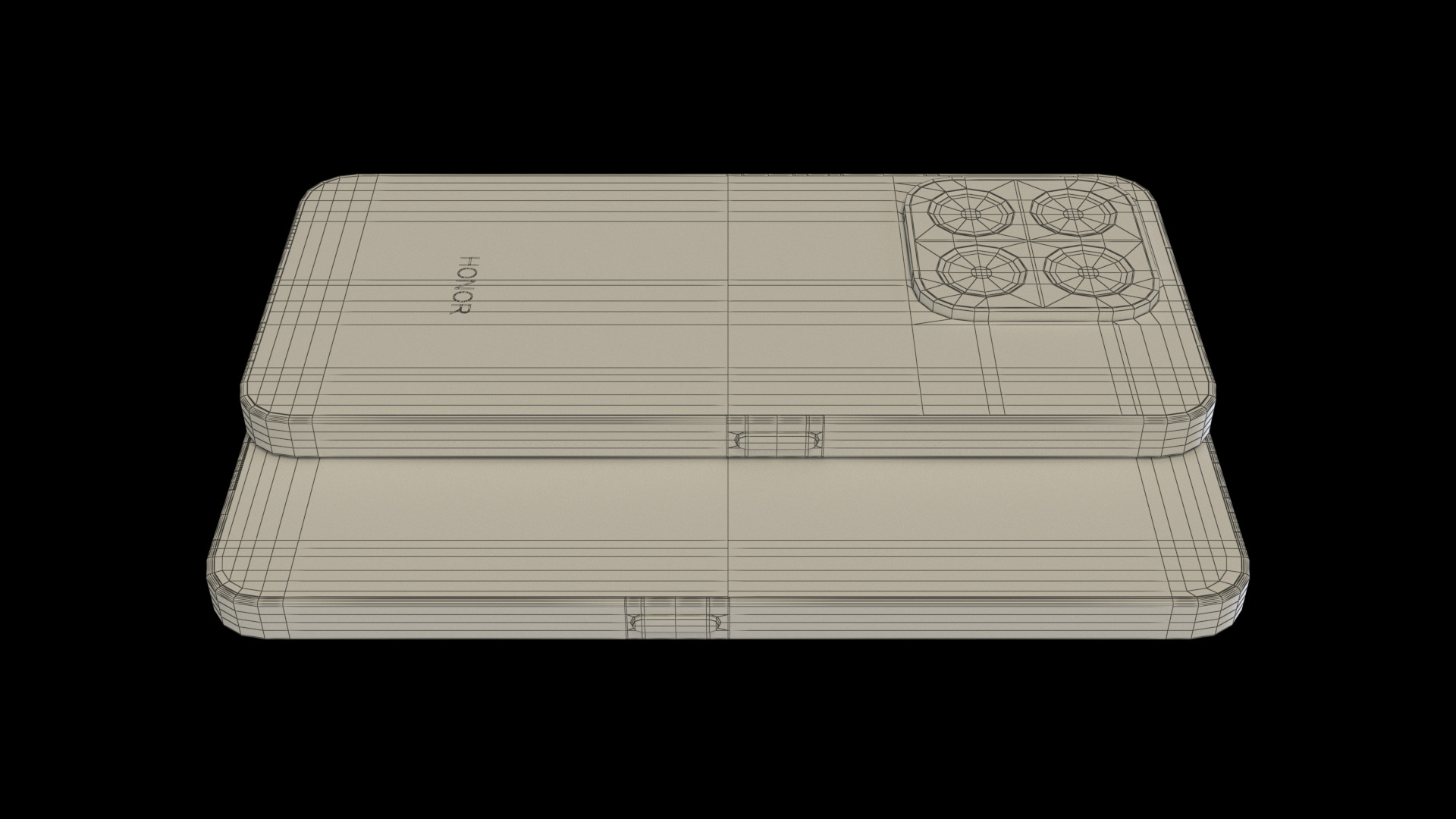 Honor X6c Midnight black Low-poly 3D model_9