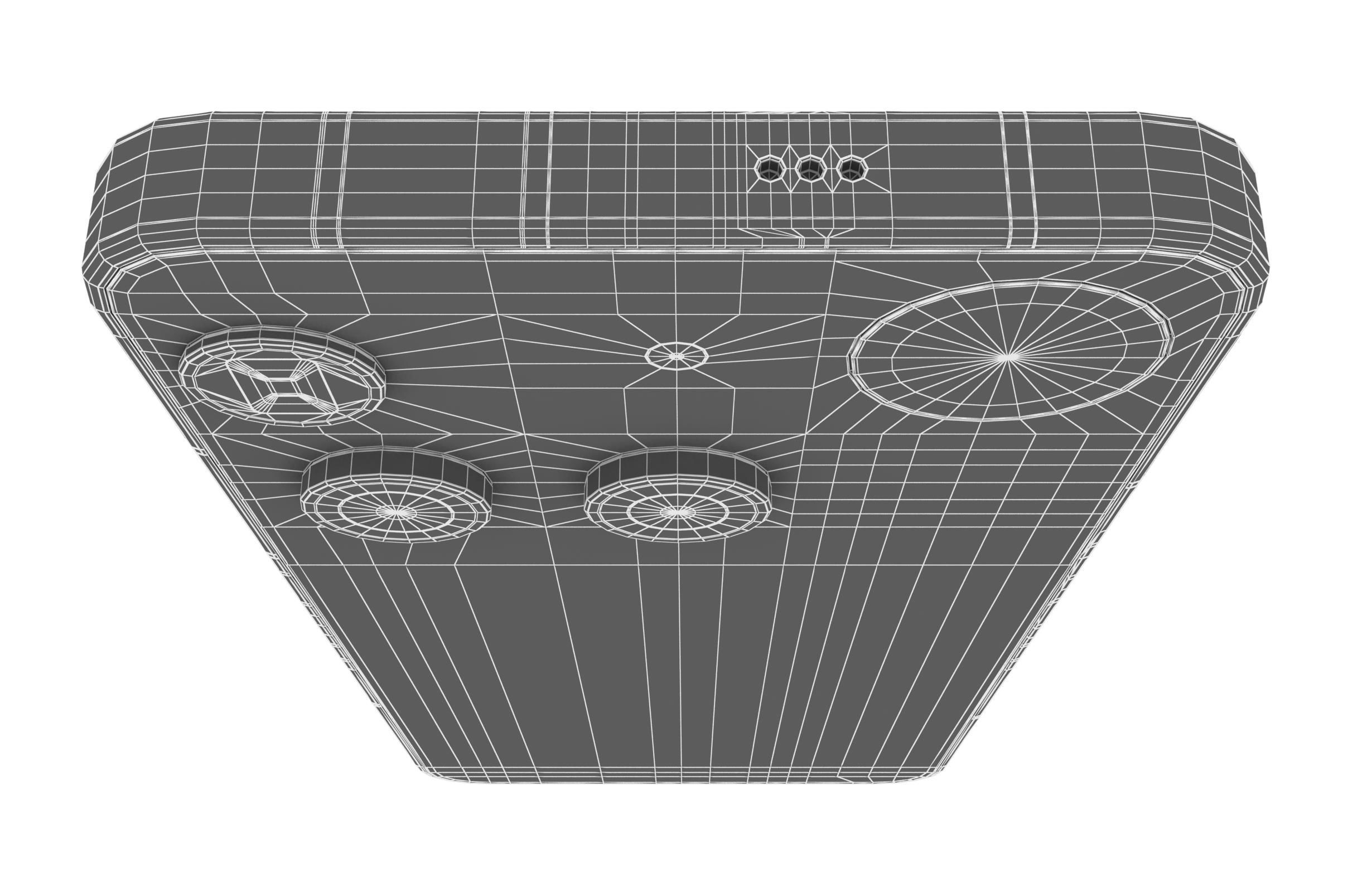 Nothing Phone 3 Black Low-poly 3D model_24