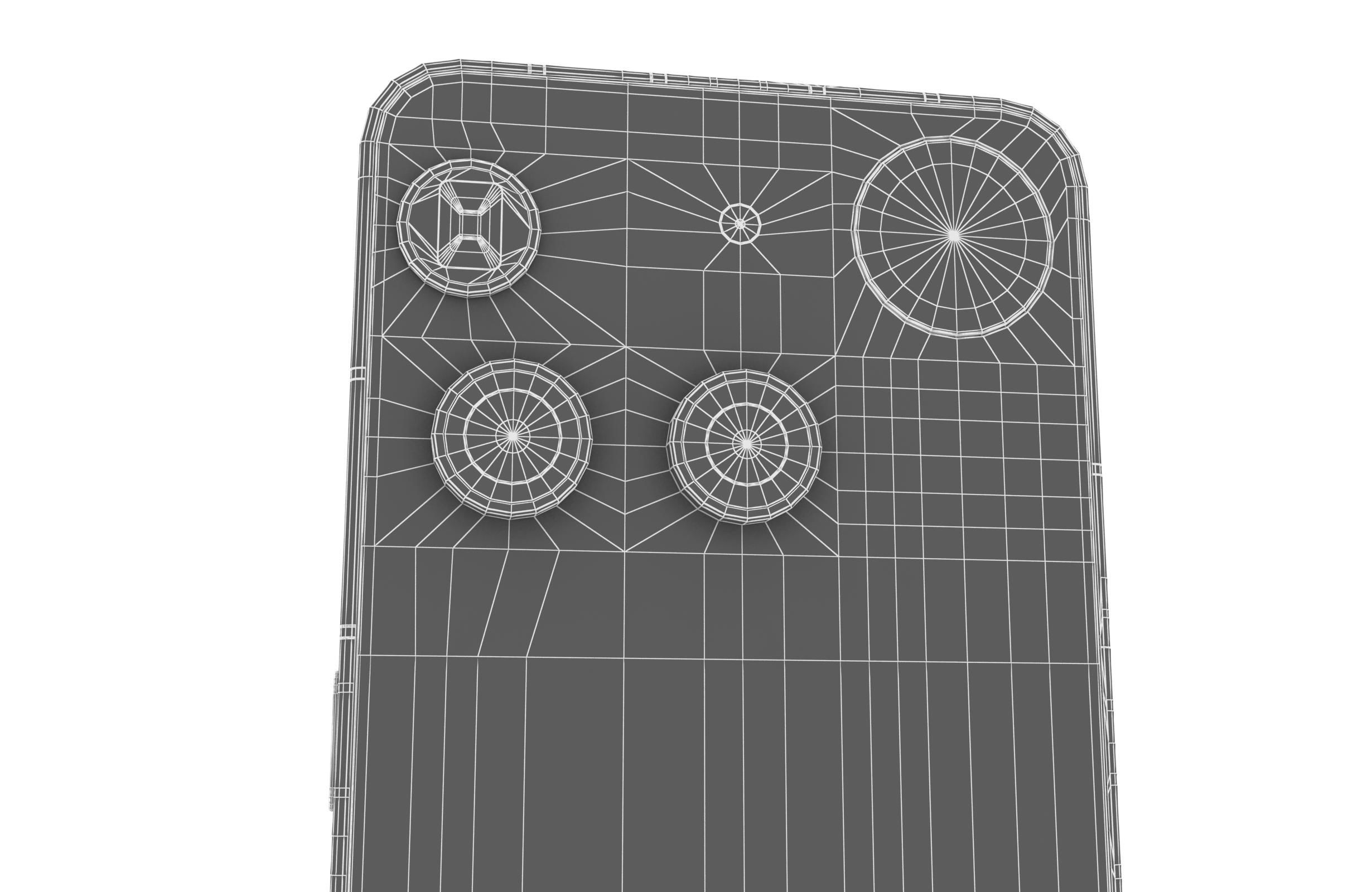 Nothing Phone 3 Black Low-poly 3D model_20