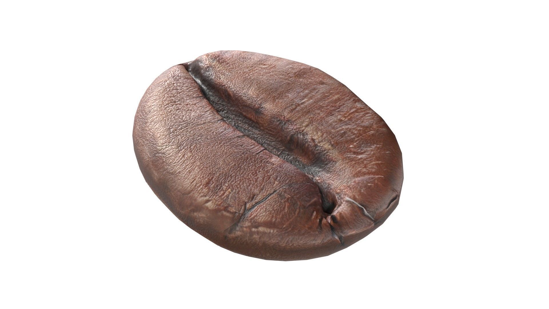 Coffee Bean set  Low-poly 3D model_9