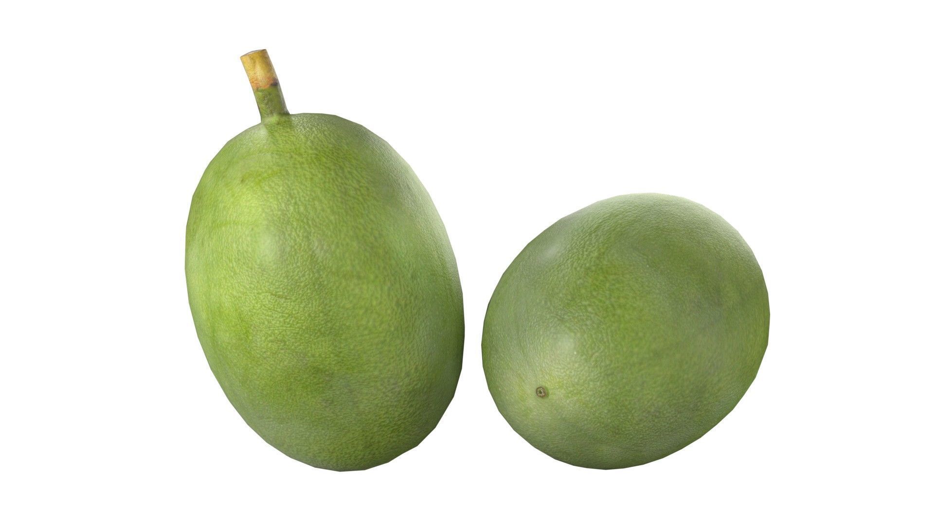 Coffee Bean set  Low-poly 3D model_7