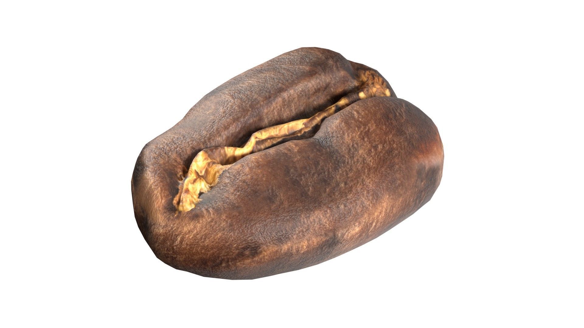 Coffee Bean set  Low-poly 3D model_11