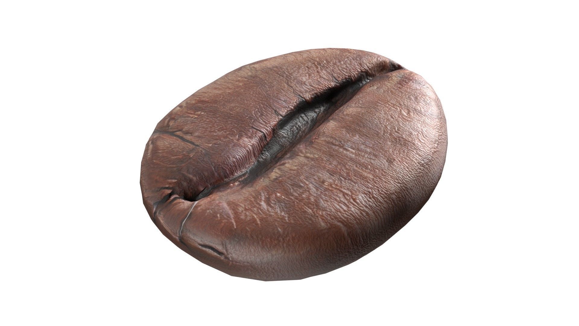 Coffee Bean set  Low-poly 3D model_10