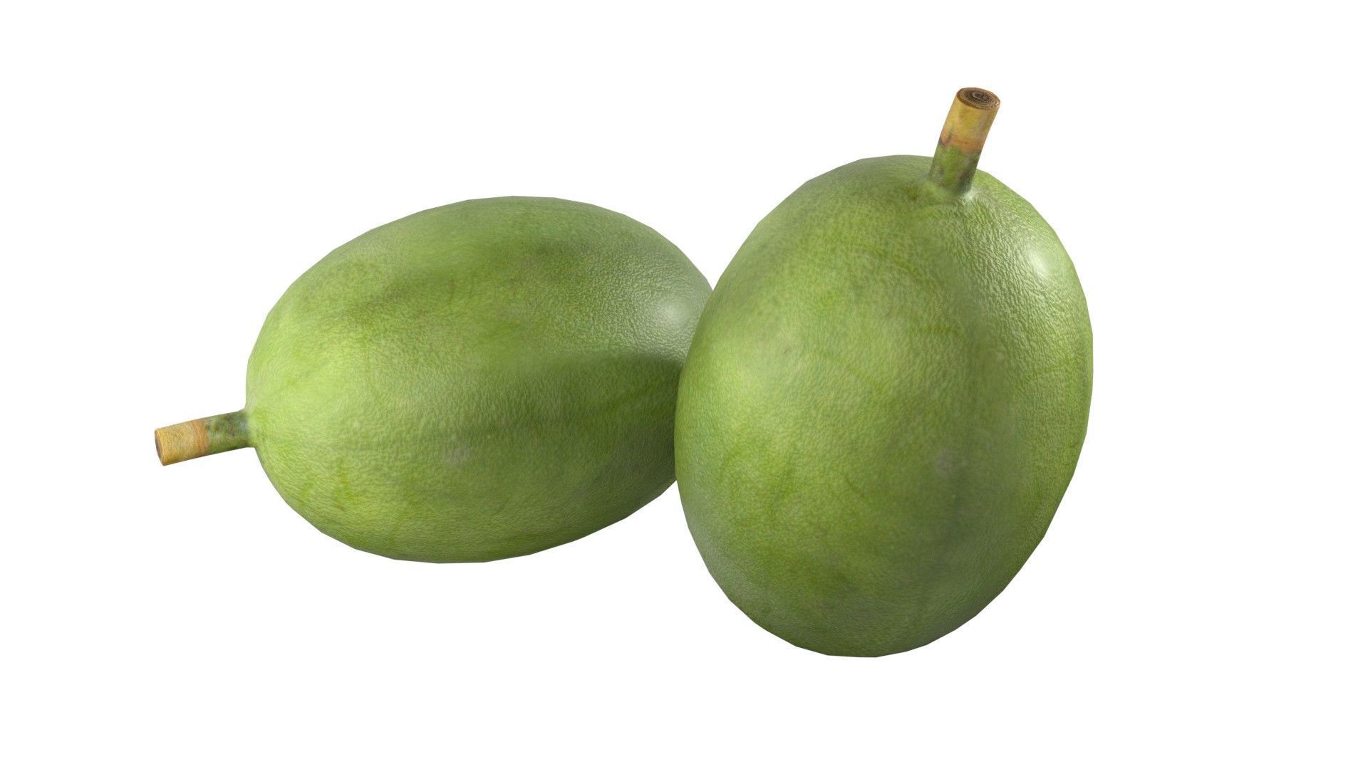 Coffee Bean set  Low-poly 3D model_8