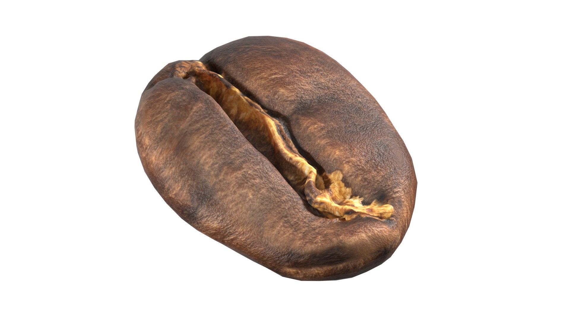 Coffee Bean set  Low-poly 3D model_12