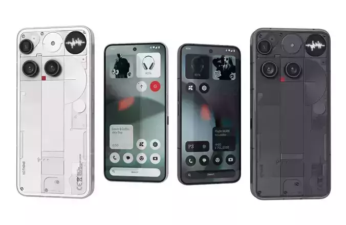 Nothing Phone 3 Black And White