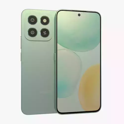  Honor X6c Ocean Cyan Low-poly 3D model