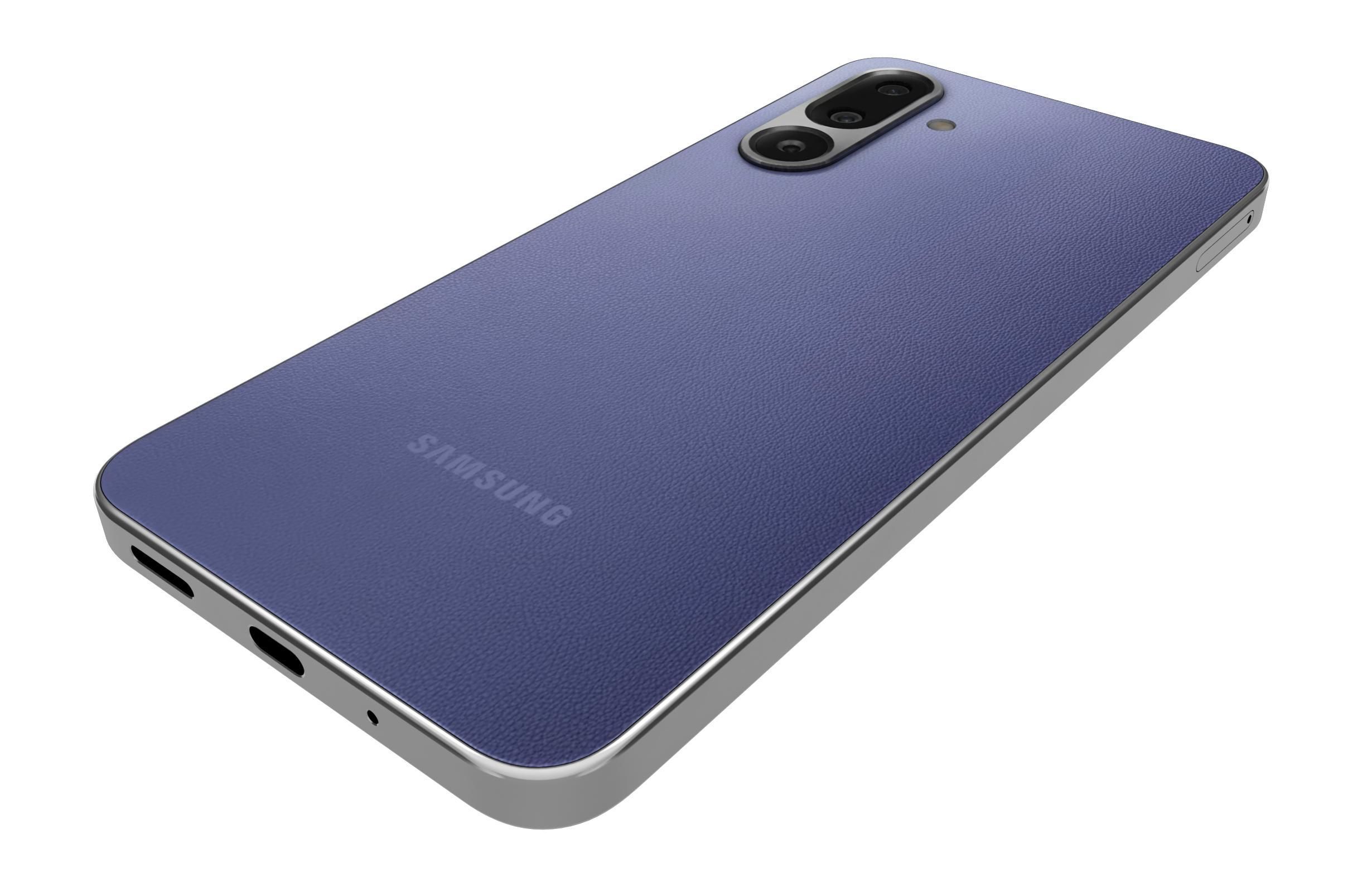 Samsung Galaxy F36 Luxe Violet Low-poly 3D model_14