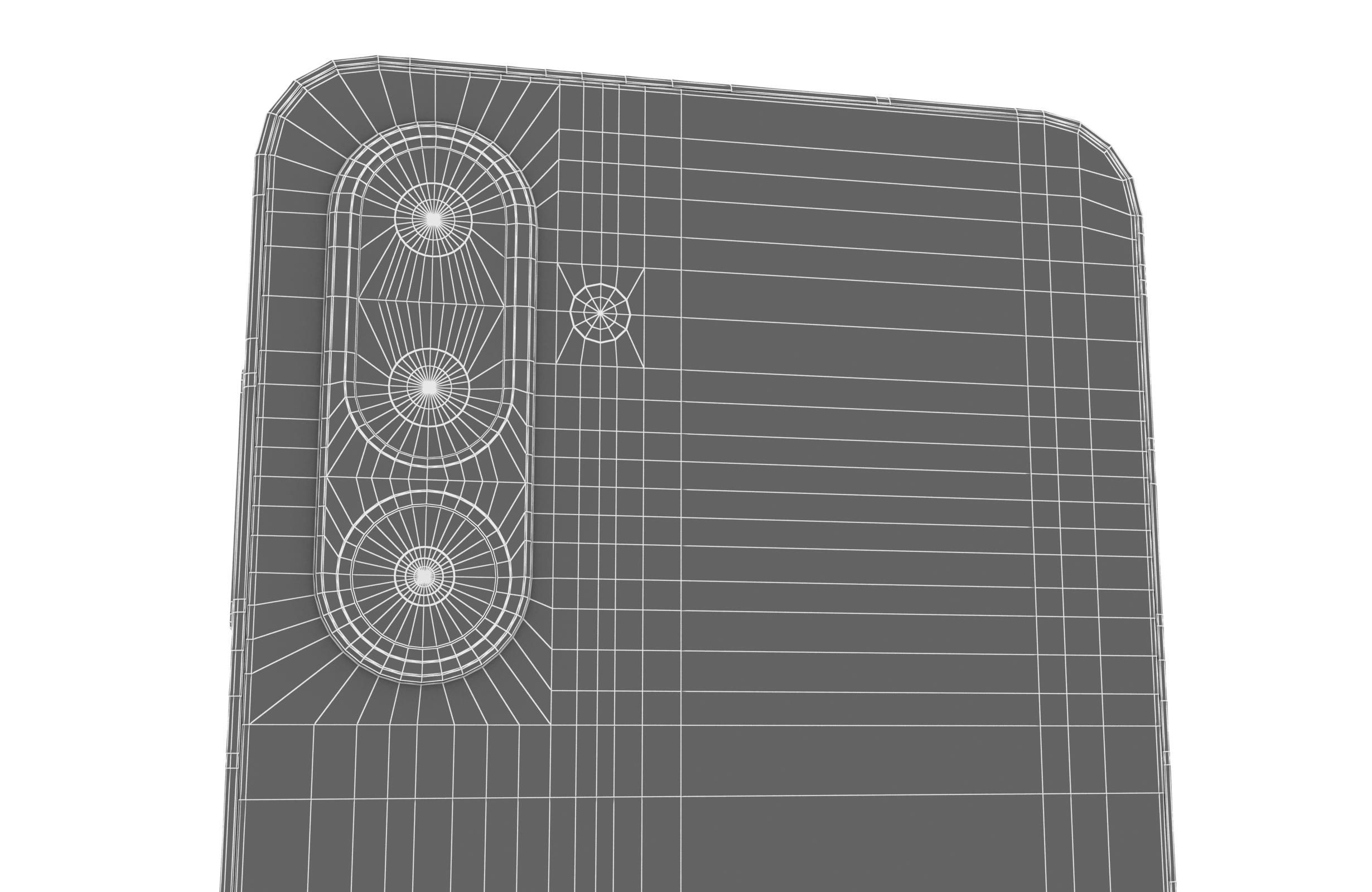 Samsung Galaxy F36 Onyx Black Low-poly 3D model_23