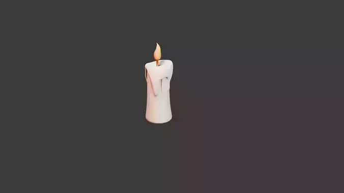 candle 3d