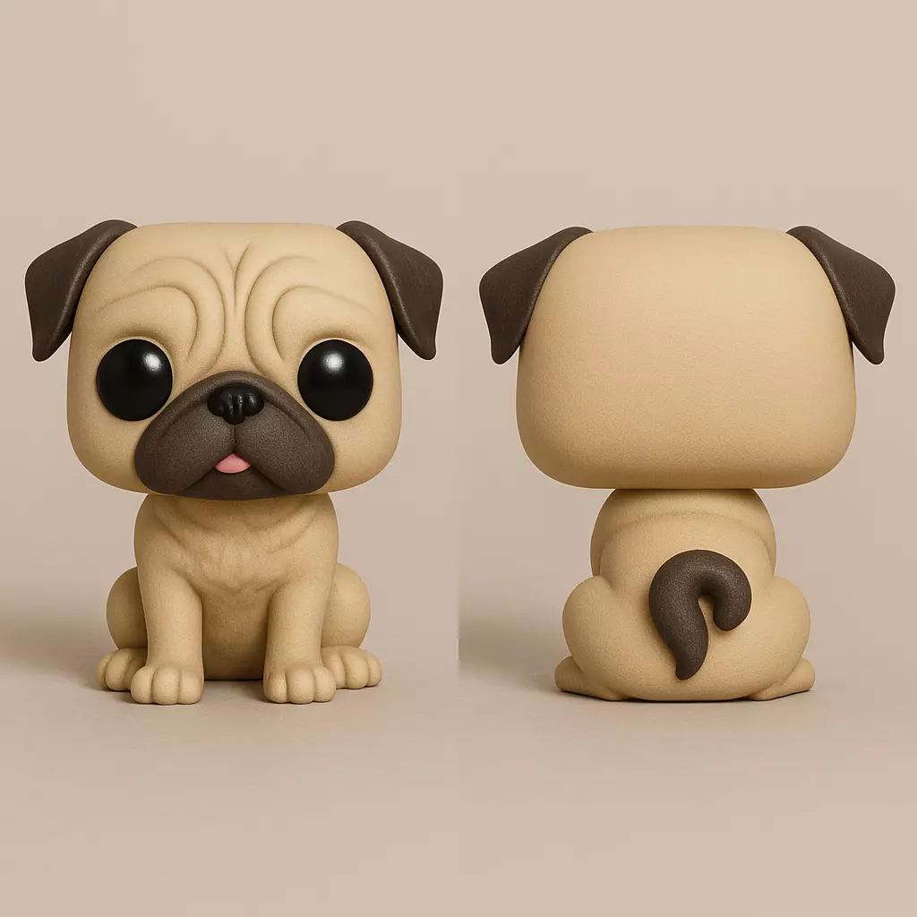 Funko - Pug Dog 3D print model_0