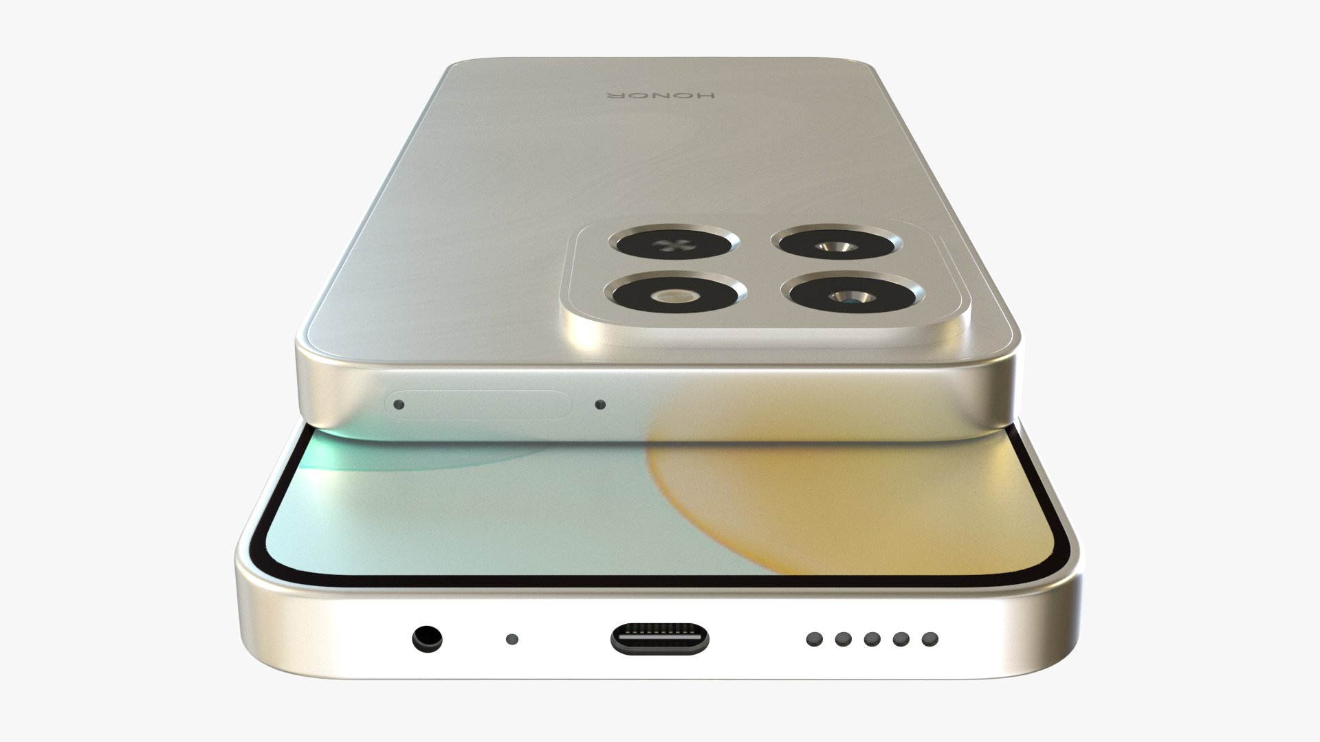 Honor X6c All Color Low-poly 3D model_10