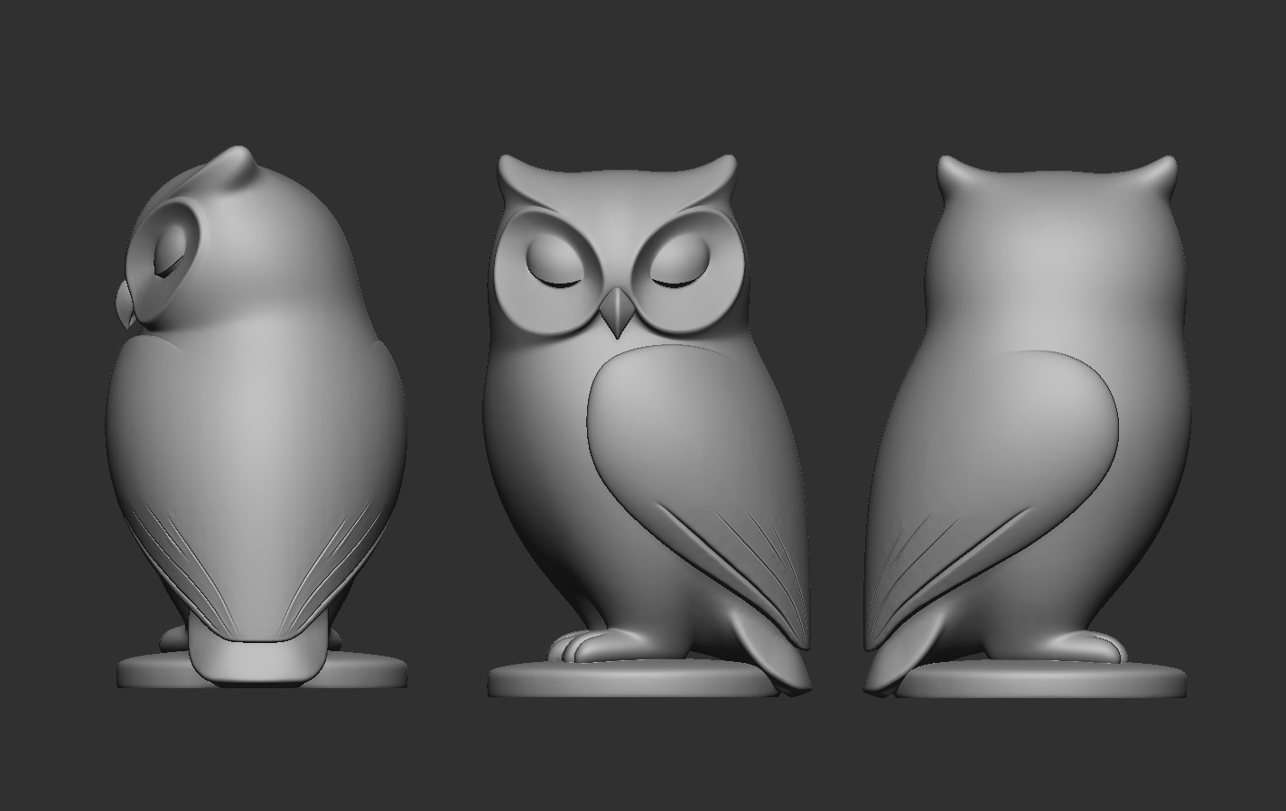 Owl Decorative 3D print model_15