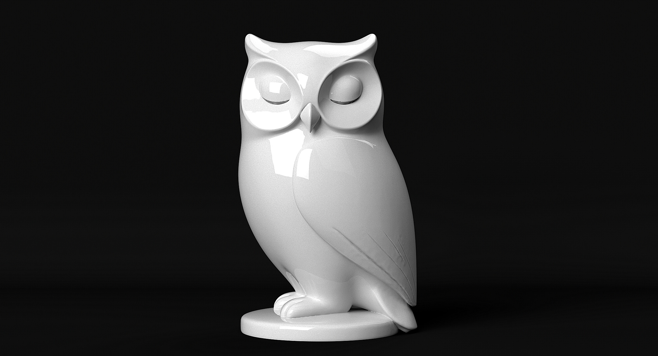Owl Decorative 3D print model_1