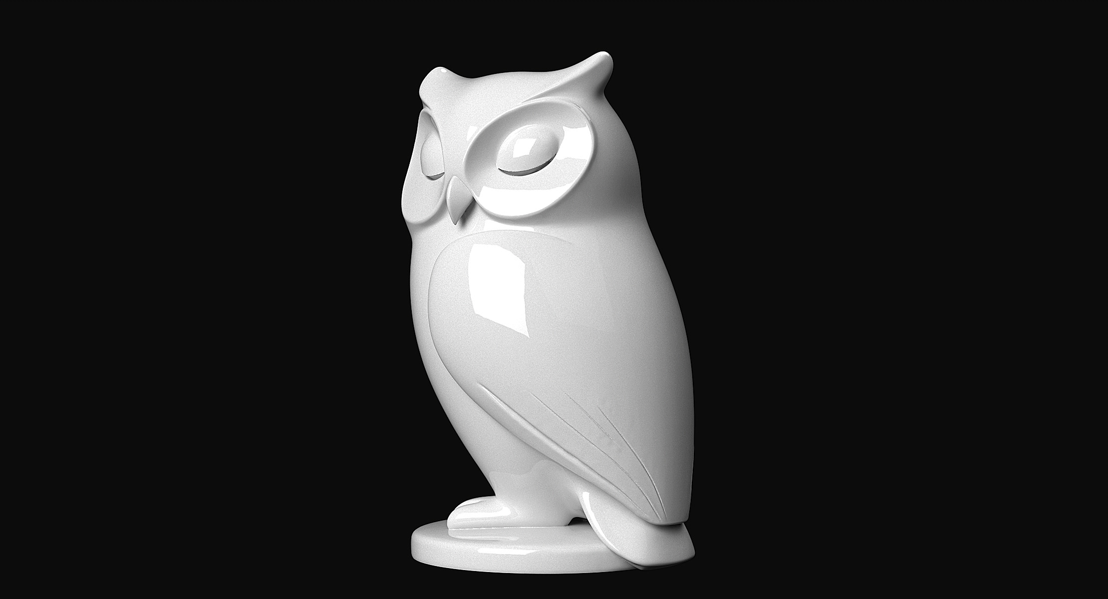 Owl Decorative 3D print model_6
