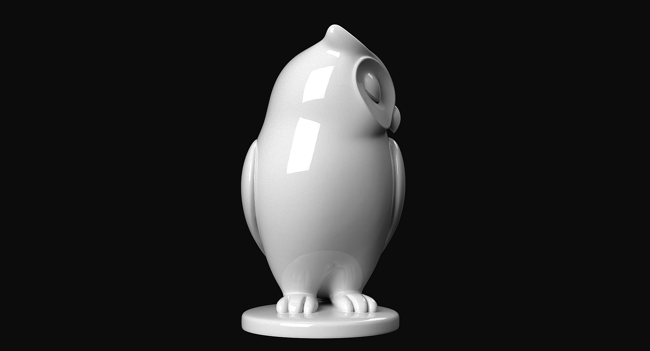 Owl Decorative 3D print model_3