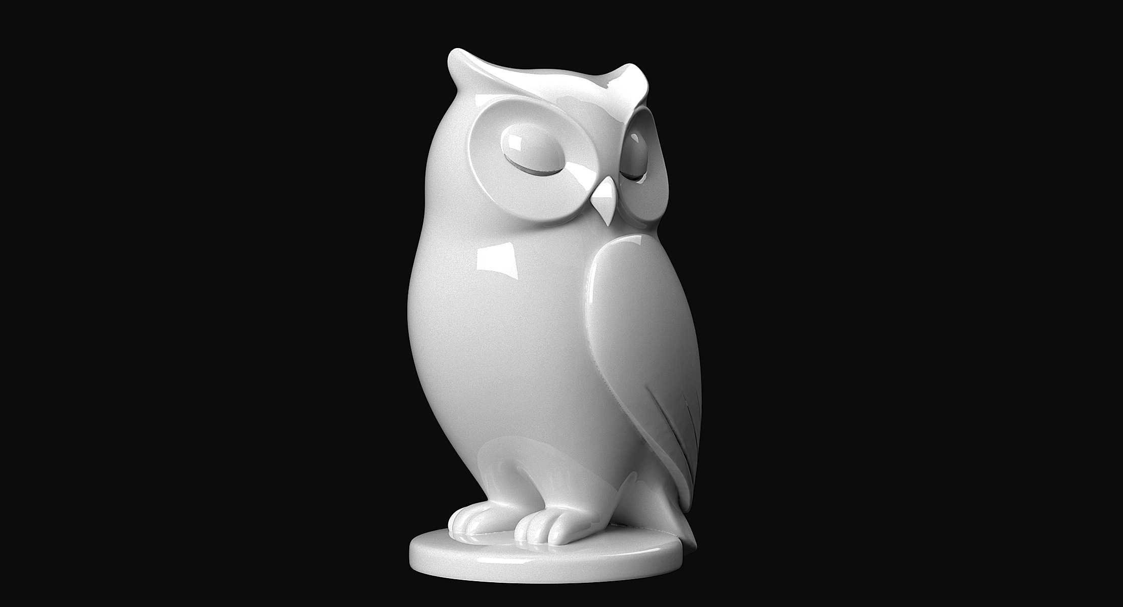 Owl Decorative 3D print model_2