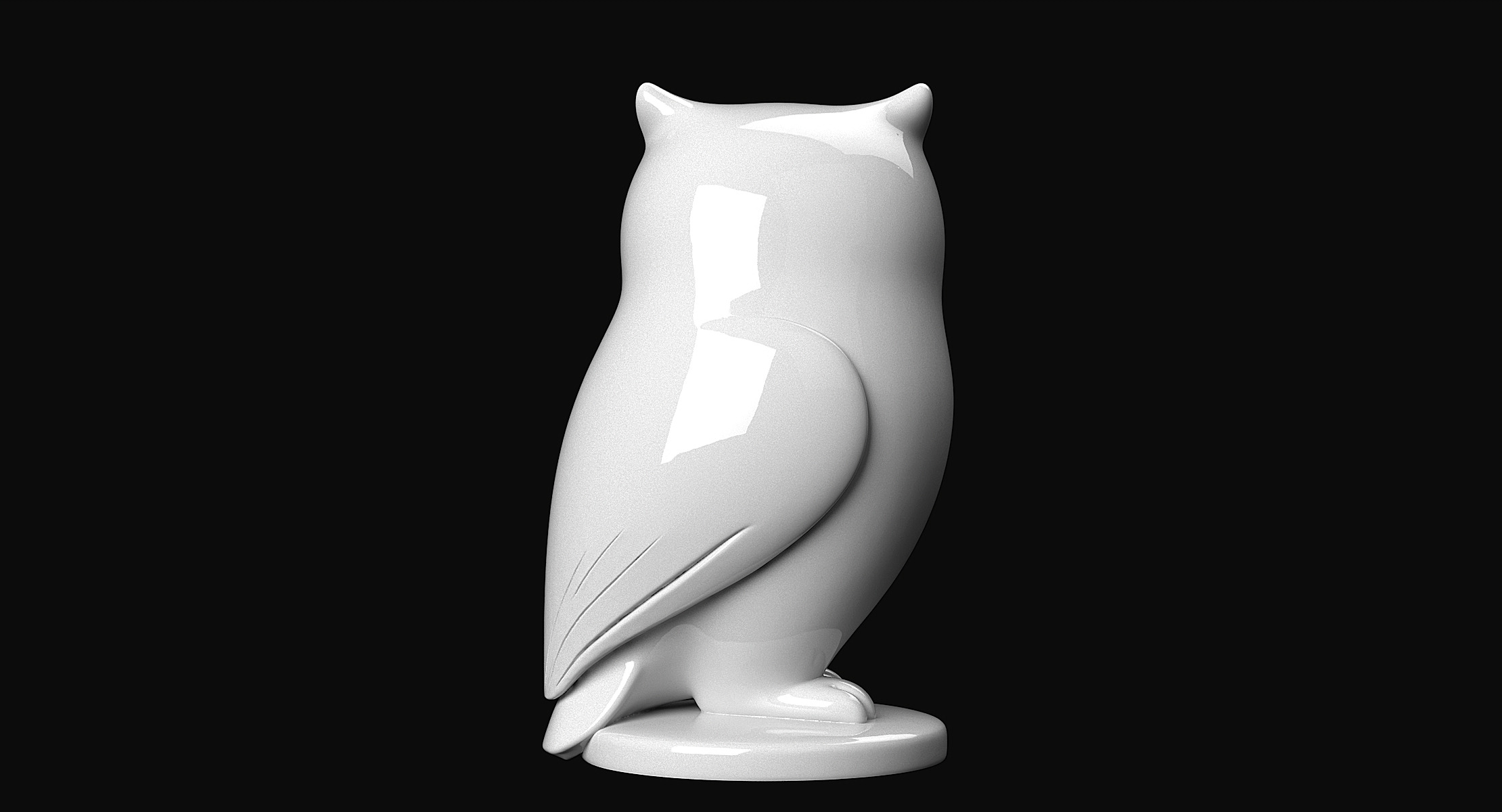 Owl Decorative 3D print model_4