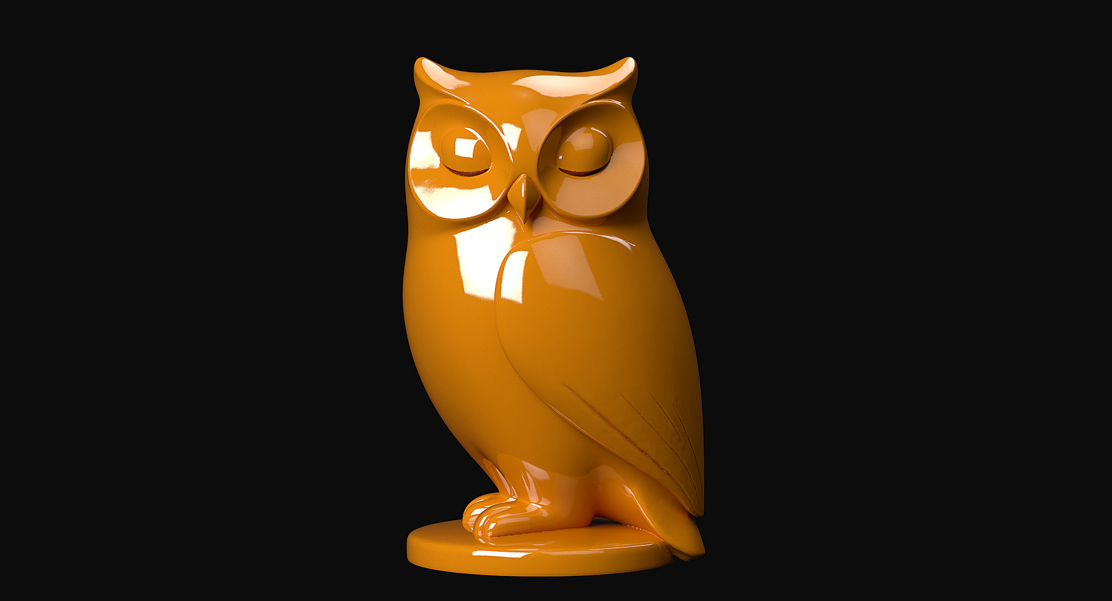 Owl Decorative 3D print model_7