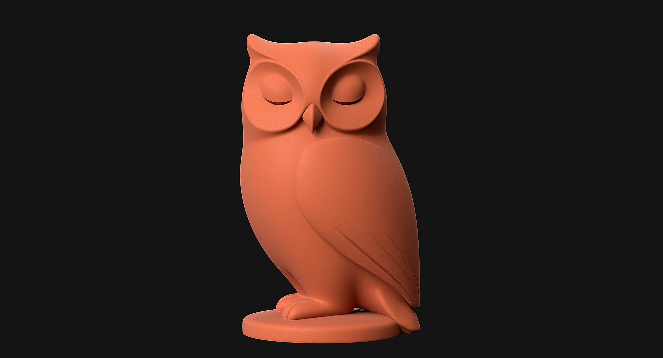 Owl Decorative 3D print model_8