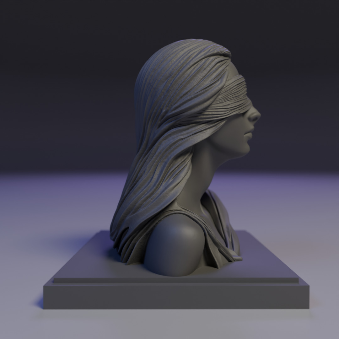 Echoes of the Soul bust 3D print model_3