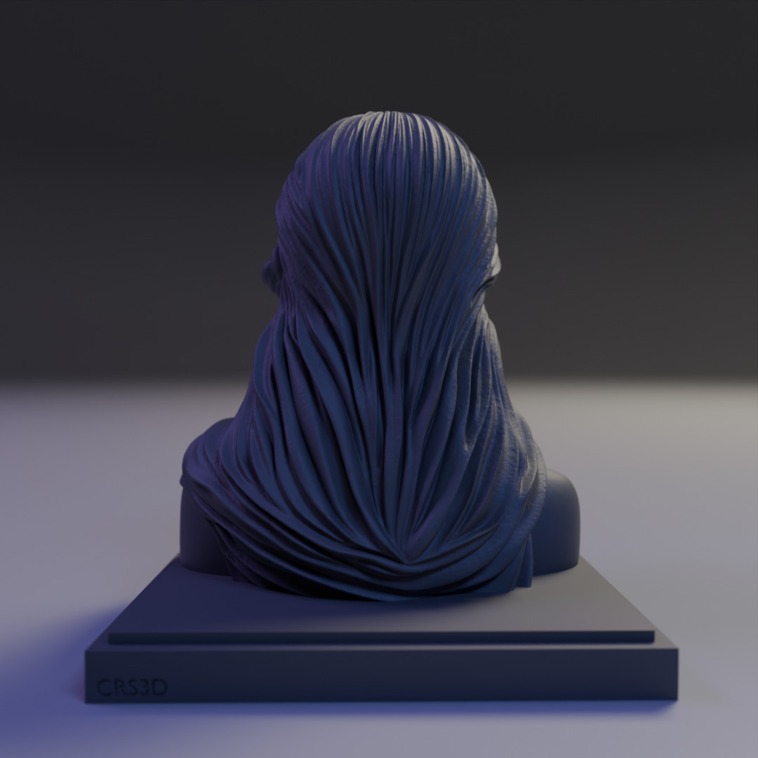 Echoes of the Soul bust 3D print model_7