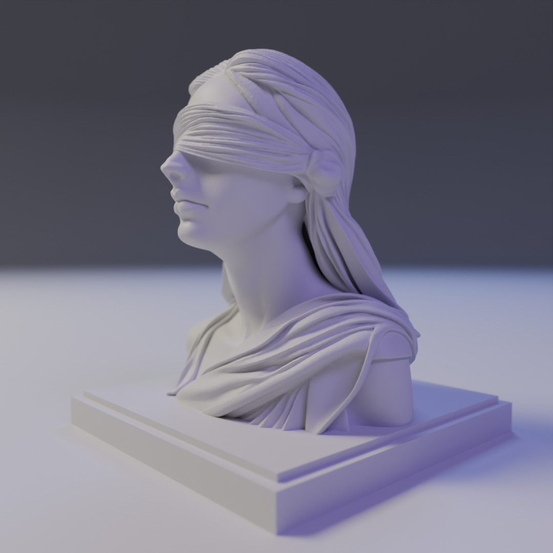 Echoes of the Soul bust 3D print model_10