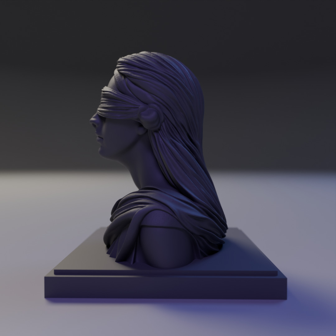 Echoes of the Soul bust 3D print model_5
