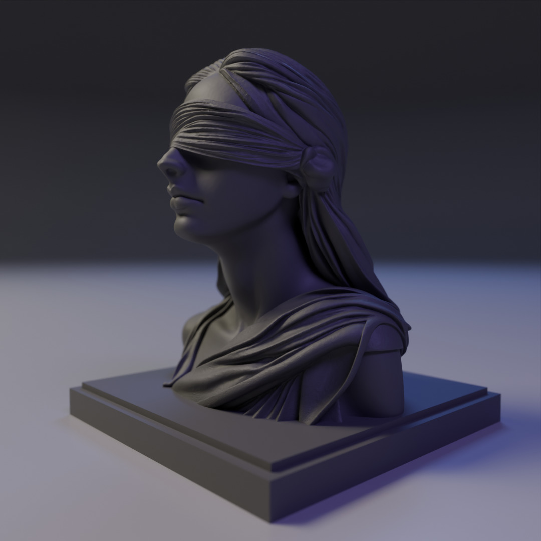 Echoes of the Soul bust 3D print model_11