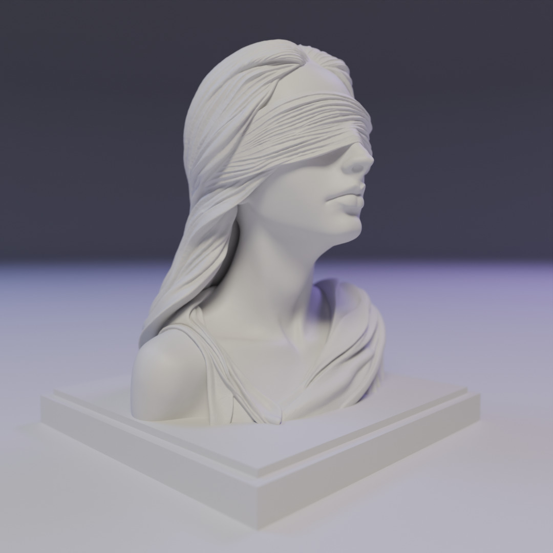 Echoes of the Soul bust 3D print model_8
