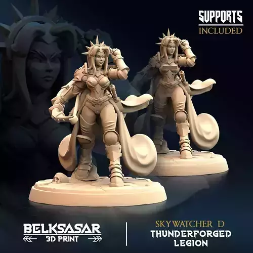 Skywatcher D Nude and Normal 3D print model