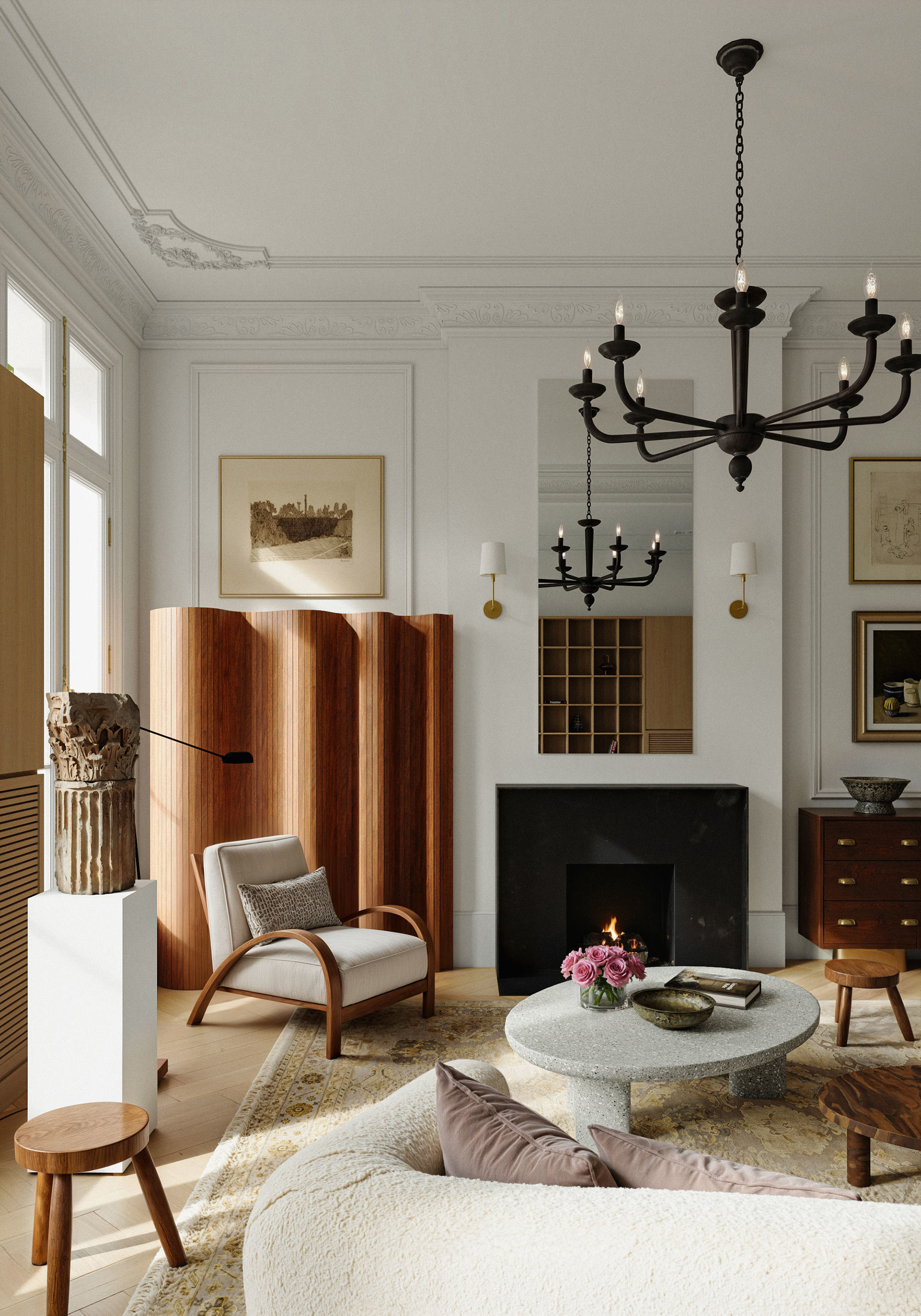 Living Room 3D model_9