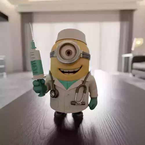 minion doctor 3D print model