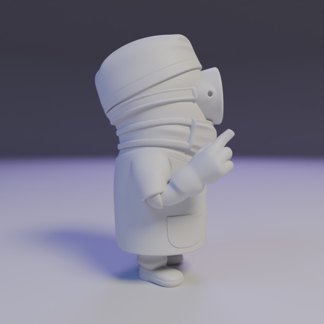minion surgery doctor 3D print model_2