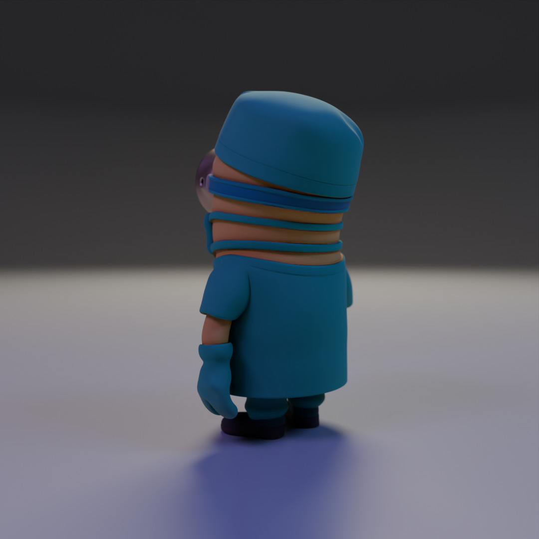 minion surgery doctor 3D print model_11