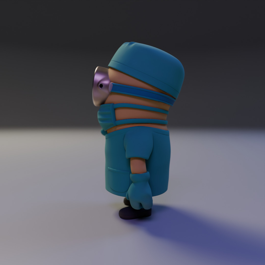 minion surgery doctor 3D print model_3