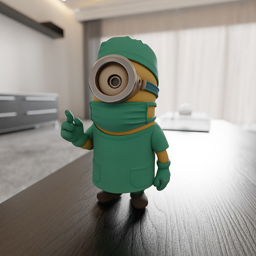 minion surgery doctor 3D print model